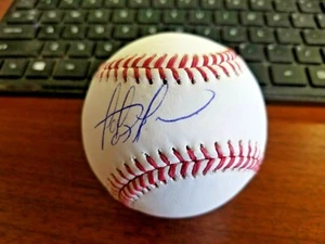 FERNANDO TATIS, JR 2019 SIGNED OML BASEBALL SAN DIEGO(ROOKIE DEBUT AUTOGRAPH)COA - Picture 1 of 4