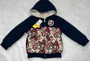 Avengers Kids' Plush Hoodie Size 5. New - Picture 1 of 2