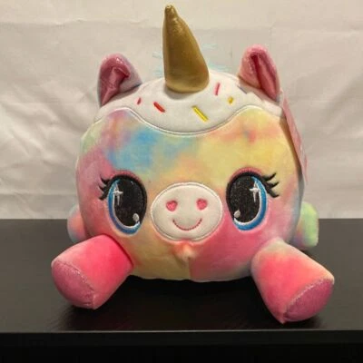 Peluche de unicornio súper suave redondo de 7 pulgadas Foto 1 de 3
