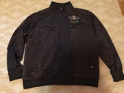 Chaqueta de bombardero de terciopelo marrón XXL rara COOGI Australia para hombre Foto 1 de 4