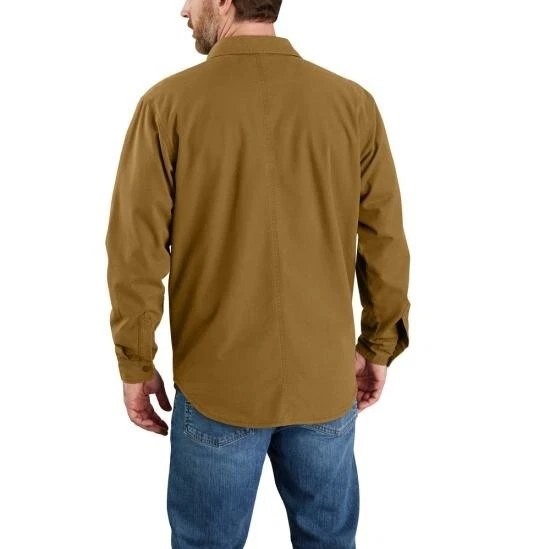 Camisa para hombre Carhartt Rugged Flex® calce relajado de lona forrada de vellón Jkt - 5 COLORES Foto 1 de 1