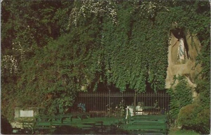 Monasterio Franciscano Gruta de Lourdes Postal K-1567 Sin Publicar - Imagen 1 de 2