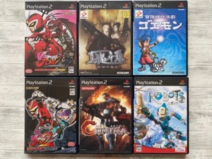 SONY PS2 Viewtiful Joe 1 2 & Shin & Neo Contra & Goemon & Robots from Japan - Picture 1 of 14