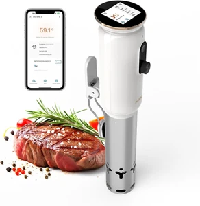 Sous Vide ISV-101W,INKBIRD Wifi Sous Vide Stick Präzisionskocher, 1000W, Tempera - Bild 1 von 7