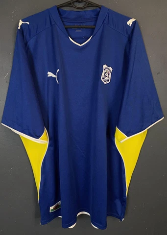 MEN'S PUMA FC CARDIFF CITY 2009/2010 HOME SOCCER FOOTBALL SHIRT JERSEY SIZE 2XL Cover