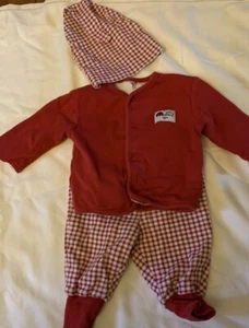 Baby Clothes- Red Checkered Set - Picture 1 of 1