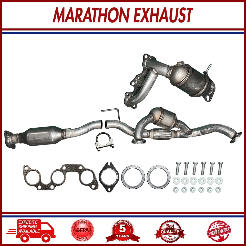 Catalítico delantero + trasero para 1998 ES300|97-01 Camry|99-03 Solara|98-99 Avalon 3,0 L Foto 1 de 4