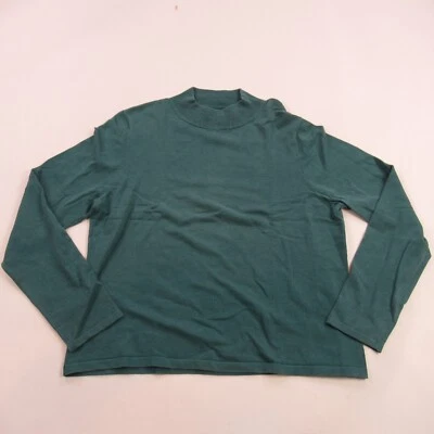 Camisa Pendleton Niñas Grande Manga Larga Cuello Alto Suéter Pullover Verde Foto 1 de 4