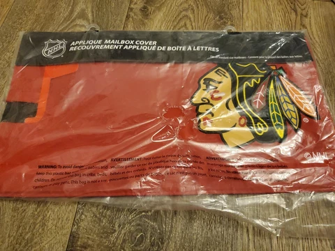 Chicago Blackhawks Mailbox Cover NHL RED LOGO MASCOT Hocky FS NEW Merch decor Cover