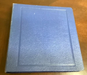 Album francobolli The Elbe Line foglio intero blu copertina rigida pagine trasparenti con inserti neri - Foto 1 di 11