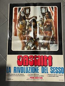 FOTOBUSTA ORIGINALE FILM JASMIN La Rivoluzione Del Sesso Pierre Roustang 1968