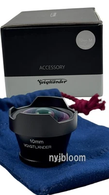 New VOIGTLANDER 10mm Viewfinder M  - Black Metal Cosina Made in Japan - Image 1 of 4