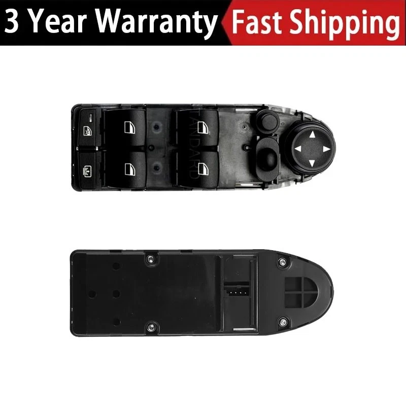 Interruptor ventana delantera izquierda DWS894 para BMW 528I xDrive 2009-2010 y 535I xDrive 3,0 L Foto 1 de 4