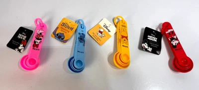 Disney & Nick 4Pc Spoons – Mickey, Minnie, Pooh, Stitch, SpongeBob, TMNT, Smurfs - Image 1 of 4