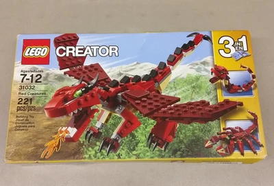 LEGO Creator 31032 Red Creatures NEU! 3 in 1 Drachenschlange Skorpion Tiere - Bild 1 von 4