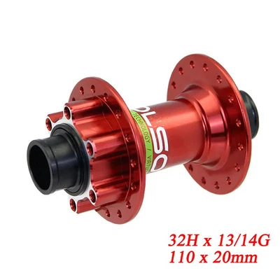 Buje delantero 32/36 orificios freno de disco 2 cojinetes sellados BOOST bujes de bicicleta de montaña Foto 1 de 4