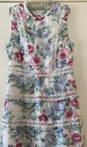 REVIEW Lined Dress DESIGNED IN AUSTRALIA NON IRON Size 16 RRP $279.99 - Picture 1 of 8