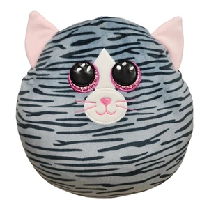 2021 TY Squish-a-Boos KIKI the Kitty cuscino gatto 15 pollici misura grande pulito - Foto 1 di 5