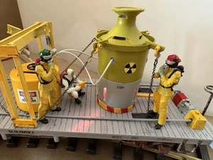 SPUR G RADIOAKTIVER ABFALLWAGEN. NUR ZWEI HERGESTELLT.  AUF EINEM BACHMANN FLACHWAGEN. - Bild 1 von 22