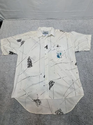 Camisa de Colección BUGLE BOY Para Hombre Island Feeling Botón Grande - Algunas Decoloradas - Limpia Foto 1 de 4