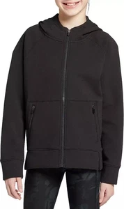 NWT- Cozy Black Zip-Up Hoodie for Kids- S - Picture 1 of 3