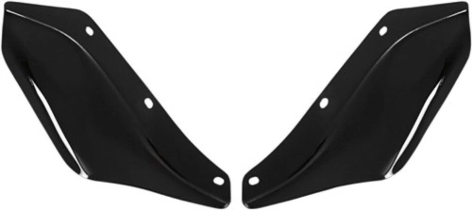 Memphis Shades MEM7201 Black Wind Deflectors for Harley Batwing Touring 96-13 - Image 1 of 3