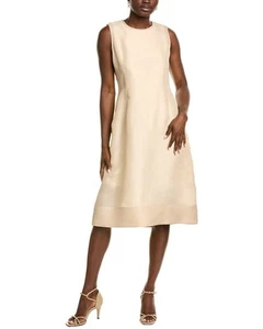 Lafayette 148 New York Silk A-Line Dress Women's - Picture 1 of 12
