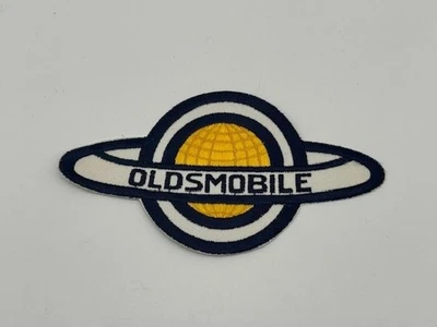 Rare 1950s Oldsmobile Worker Factory Patch Vintage Saturn Yellow Navy Blue - Image 1 of 4