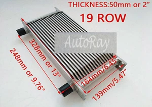 Full Aluminum Oil Cooler Silver Universal 19 Row AN10 Engine Transmission 248mm - Bild 1 von 6