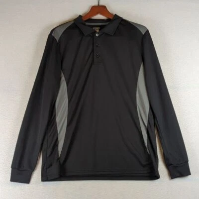 Camisa Polo Moheen Para Hombre Golf Performance Cool Dri Manga Larga Talla M Foto 1 de 4