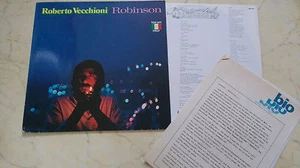 ROBERTO VECCHIONI Robinson + Radioinfo-Sheet 1979 - Bild 1 von 2