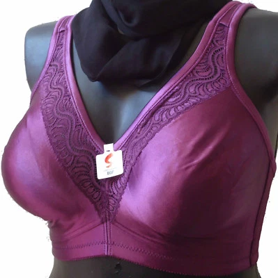 Swegmark 12350 STAR Damen T-Shirt BH Gr.75-105 B-F ohne Bügel Große Größen