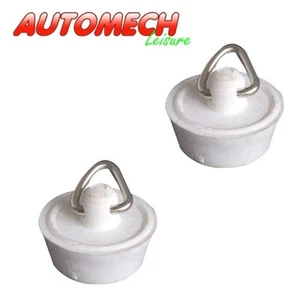Quality Sink Waste Plug 7/8" (PAIR) Caravan or Motorhome (051227) - Picture 1 of 1