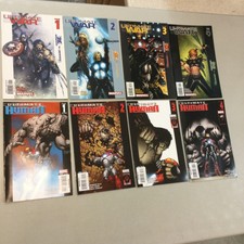 Ultimate war 1-4 & Human 1-4 Complete Sets 1 2 3 4 Marvel 2003 2008 (WH01)