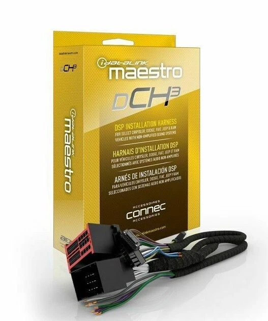 iDataLink Maestro HRN-DSP-CH3 Harness for Non-Amplified Chrysler Dodge Jeep DCH3 - Image 1 of 3