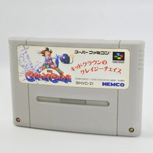 Super Famicom CRAZY CHASE Kid Klown Nintendo Cartridge Only sfc - Picture 1 of 2