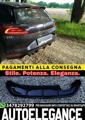 🔥 0615 SPOILER / DIFFUSORE POSTERIORE LOOK R-LINE / R PER VW SCIROCCO III 🔥 - Imagen 1 de 4