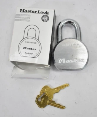 Master Lock 5 Pin Solid Steel Padlock Keyed Different 470-6230 Genuine OEM - Image 1 of 4
