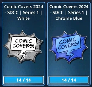 COMIC COVER SDCC 2024 BLUE RARE/UNC 28 KARTEN SET TOPPS STAR WARS CARD TRADER - Bild 1 von 1