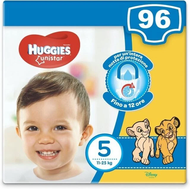 Huggies Unistar Pannolini Taglia 51 - 16 Pezzi
