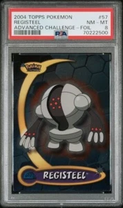 2004 topps Pokemon TV Edition Advanced Challenge Foil #57 Registeel PSA 8 - Picture 1 of 2
