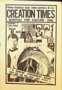 Revista Creation Times 1977 Leonard Nimoy Nick Tate Space: 1999 Star Trek - Imagen 1 de 4