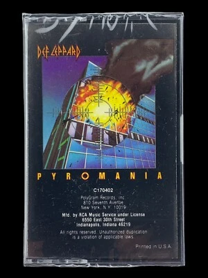 SEALED, Def Leppard – Pyromania, 1st Club Edition, audio cassette, US, 1983 - Image 1 of 4