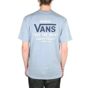 Vans Soporte St Clásico S/S Camiseta - Grisáceo Azul/Vestir Azul - Imagen 1 de 5