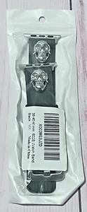 Smart Watch Skull Black Band 38mm 40mm 41mm iWatch Compatible Unopened Package - Zdjęcie 1 z 1