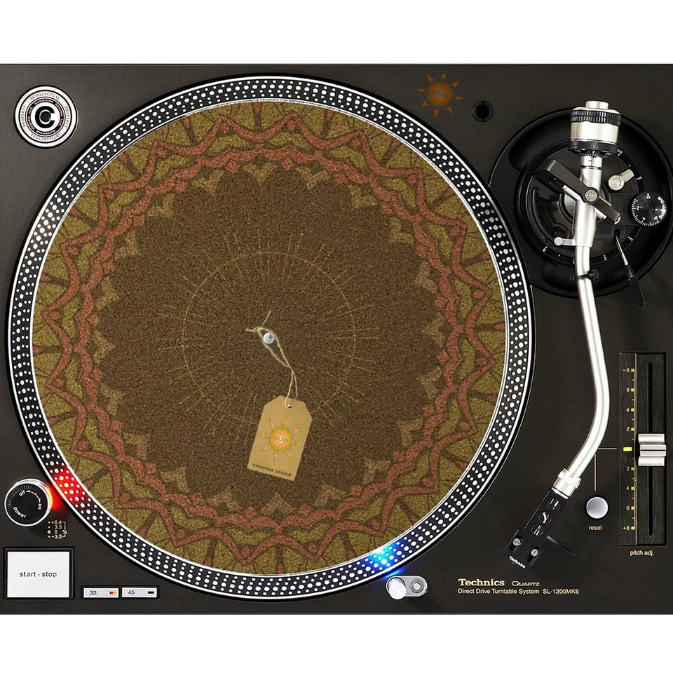 Tocadiscos Wicca CORK Slipmat 12" para DJ Vinilo LP Audiophile Foto 1 de 1