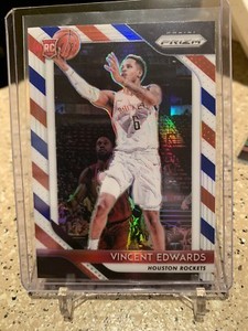 2018-19 Panini Prizm - Vincent Edwards - RED, WHITE & BLUE RC RWB - Rockets