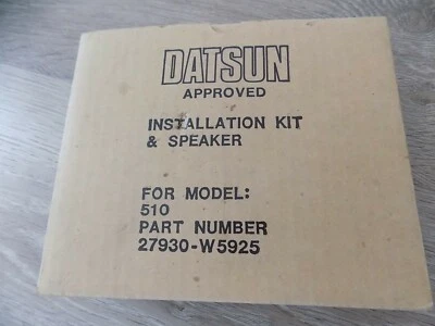 Kit de instalación de altavoces Datsun 510 vintage 27930 - w5925 NOS hecho en Japón Foto 1 de 4