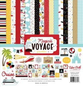 KIT COLECCIÓN ECO PARK - UN VIAJE MÁGICO - 12"X12" - 12 HOJAS + PEGATINAS - Imagen 1 de 14
