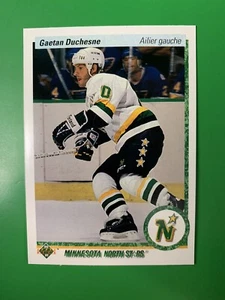 1990-91 Upper Deck French Gaetan Duchesne Minnesota North Stars #108 - Picture 1 of 2